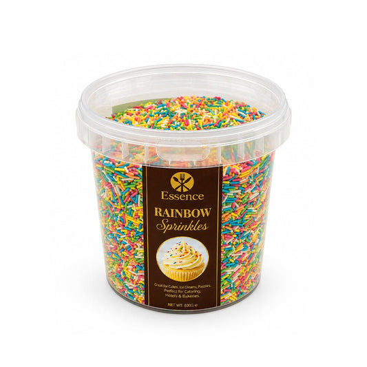 Essence Rainbow Sprinkles 800g - Rainbow Vermicelli Sprinkles - SNH Packing