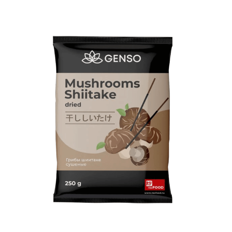 GENSO DRIED SHIITAKE MUSHROOMS - SNH Packing