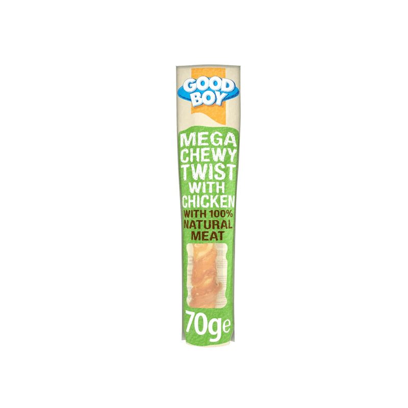 GOOD BOY ARM Mega Chewy Twist with Chicken 70g - SNH Packing