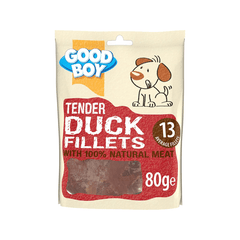 GOOD BOY Armitage Tender Duck Fillets, All - Natural & High - Protein Dog Treats, 80g - SNH Packing