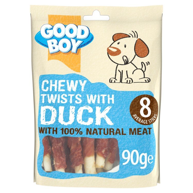 GOOD BOY Dog Treat Chewy Duck Twists – 90g - SNH Packing