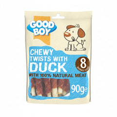 GOOD BOY Dog Treat Chewy Duck Twists – 90g - SNH Packing