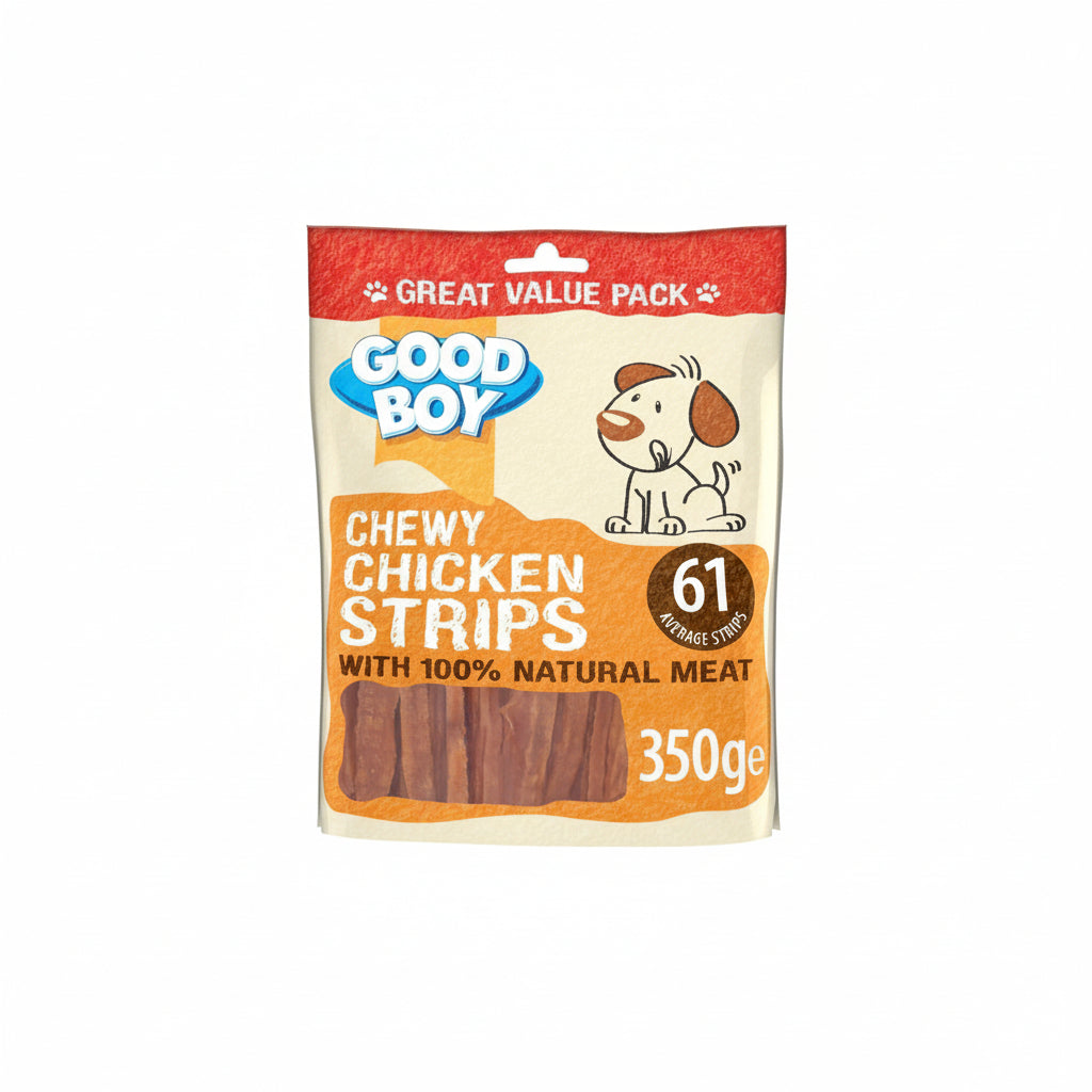 Goodboy Chewy Chicken Strips Value Pack 350 g - SNH Packing