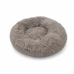 Grizzly Velor Plush Round Bed Beige Large - 71 x 20cm - SNH Packing