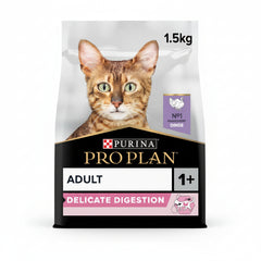 Purina Pro Plan Adult Delicate Digestion, Dry Cat Food with Turkey, 1.5 kg
