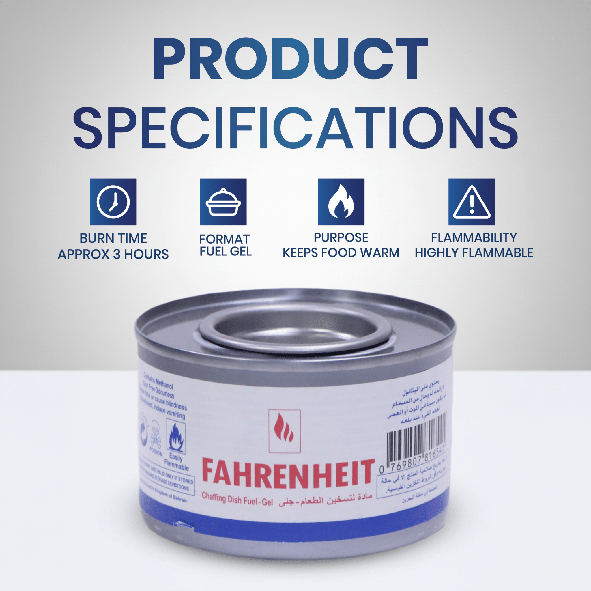 Handy Fuel Gel – Chafing Dish Heating Gel - SNH Packing