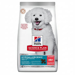 Hills Science Plan Hypoallergenic Small & Mini Adult Dry Dog Food with Salmon 1.5KG - SNH Packing