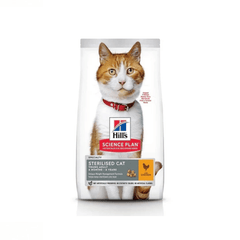 Hills Science Plan Sterilised Cat Adult Food With Chicken 1.5KG - SNH Packing