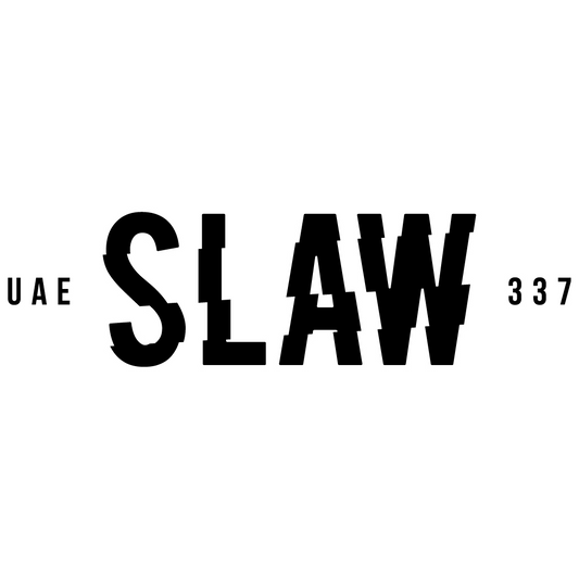 Black text 'SLAW 337' on a white background
