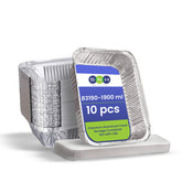 Aluminium Container AC83190 With Lid 1900ML