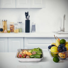 Aluminium Container AC8368 With Lid 680ML 1X900 Pieces - Your One Stop Solution UAE