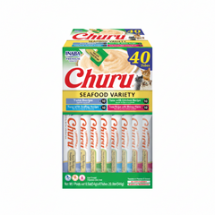 Inaba Churu Tuna & Seafood Variety Box 40PCS