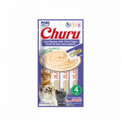Inaba Churu Tuna Recipe with Clam Flavor 4PCS/PK – 56g