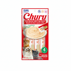 Inaba Churu Tuna Recipe with Crab Flavor 4PCS/PK – 56g