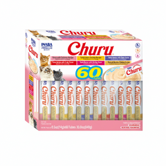 Inaba Churu Tuna Seafood Variety Box 60PCS/PK - 840g