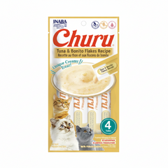 Inaba Churu Tuna with Bonito Flakes Recipe 4PCS/PK – 56g