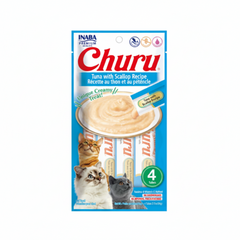 Inaba Churu Tuna with Scallop Recipe 4PCS/PK – 56g