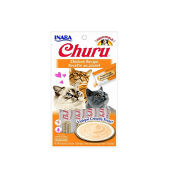 Inaba Churu Grain Free Chicken Recipe Cat Treat 4x14g - SNH Packing