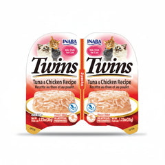 Inaba Twins Tuna & Chicken Recipe - 2x35g - SNH Packing