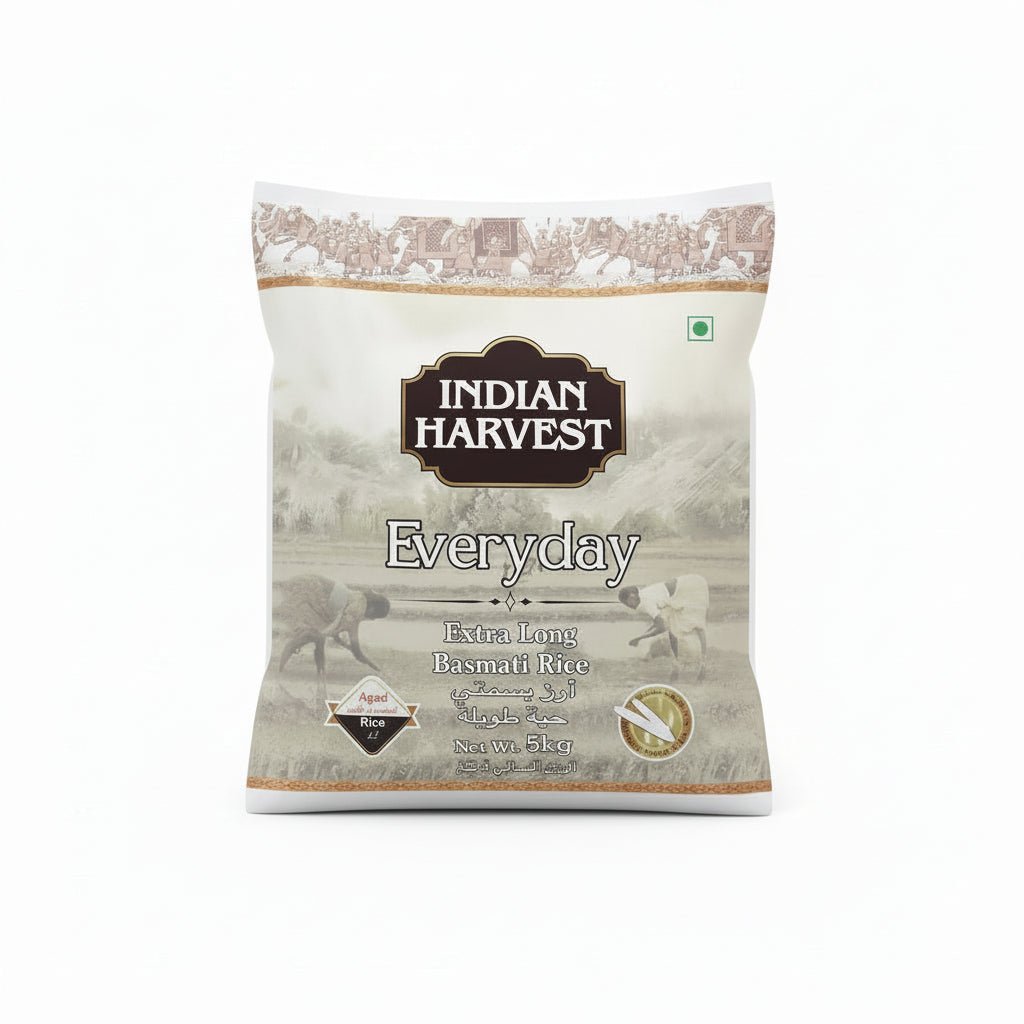 Indian Harvest Everyday Extra Long Basmati Rice - SNH Packing