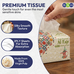Al Fajr Nylon Tissue 300x2PLY (Total 600 Sheets) 5BXS PKT