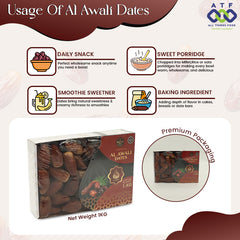 AL AWALI MEDJOUL DATES – 1KG (KSA)
