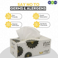 Fresh King Facial Tissue 250x2PLY (Total 500 Sheets) 5 BXS PKT