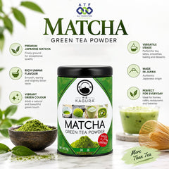 KAGURA Matcha Green Tea Powder 70G Premium Japanese Matcha - SNH Packing
