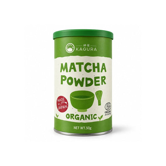 Kagura Organic Matcha Green Tea Powder 50G Premium Japanese Matcha - SNH Packing