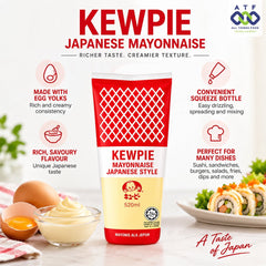 Kewpie Japanese Mayonnaise 520ml Egg Yolk Squeeze Bottle - SNH Packing