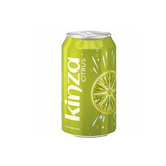 Kinza citrus soft drink tin 300ml x 24