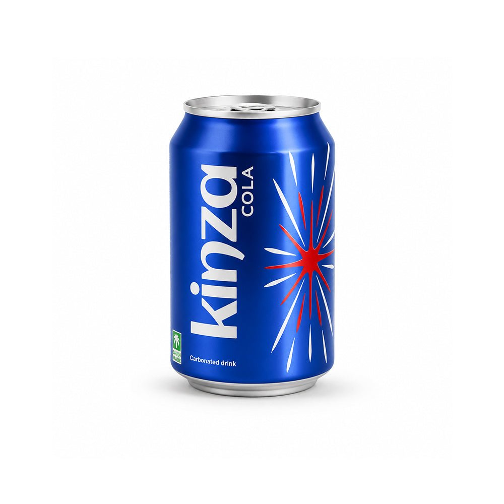 Kinza Cola Soft Drink Tin 300ml x 24 Classic Fizzy Taste - SNH Packing