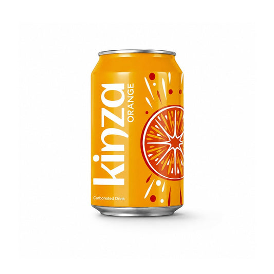 Kinza Orange-Flavored Drink 300ml 24 Tin Pack Citrus Drink - SNH Packing