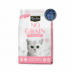 Kit Cat No Grain Kitten Recipe Super Premium Dry Food 1 KG - SNH Packing