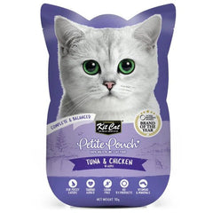 Kit Cat Petite Pouch - Tuna & Chicken In Aspic Wet Cat Food 70G - SNH Packing