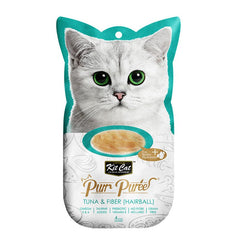 Kit Cat Puree Tuna & Fiber(Hairball) - SNH Packing