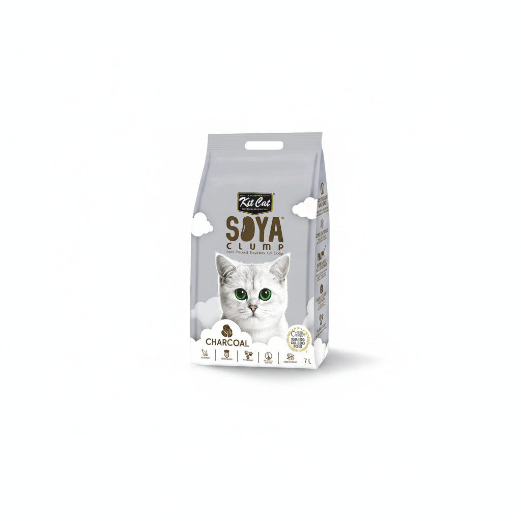 Kit Cat SoyaClump Soyabean Litter Charcoal 7L - SNHÂ Packing
