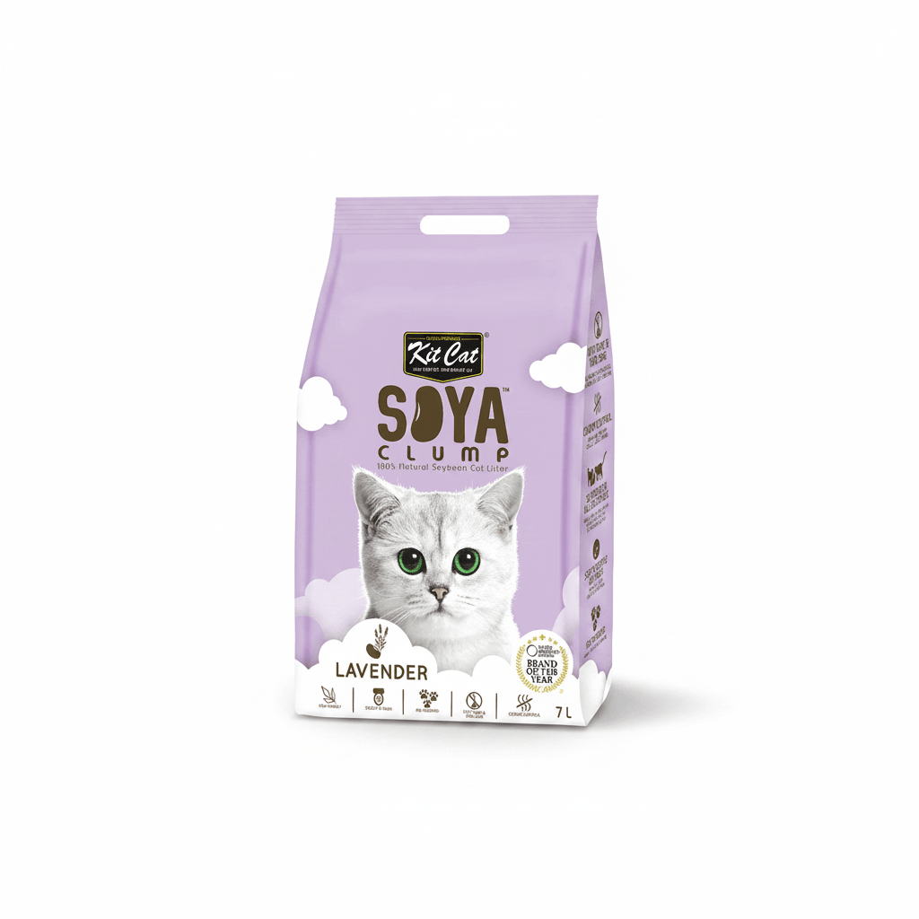 Kit Cat SoyaClump Soyabean Litter Lavander 7L - SNH Packing