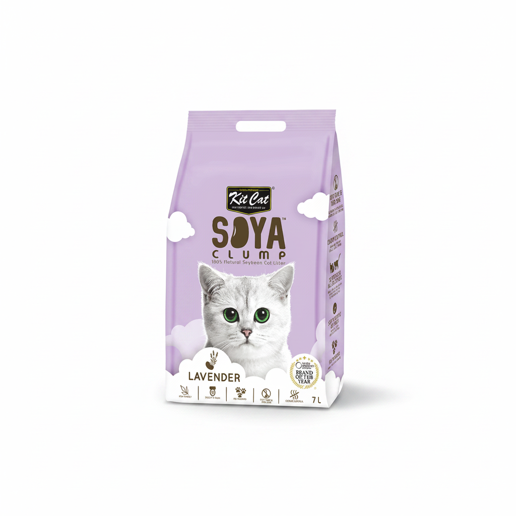 Kit Cat SoyaClump Soyabean Litter Lavander 7L - SNH Packing