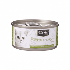 Kit Cat-tin- Chicken & Seafood Toppers 80g - SNH Packing