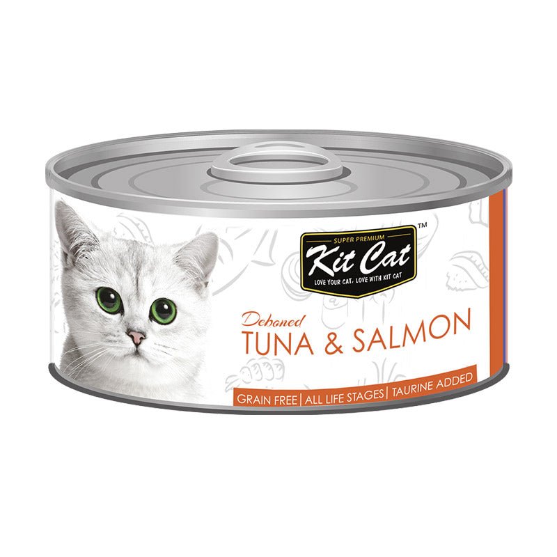 Kit cat - tin - TUNA & SALMON 80g - SNH Packing