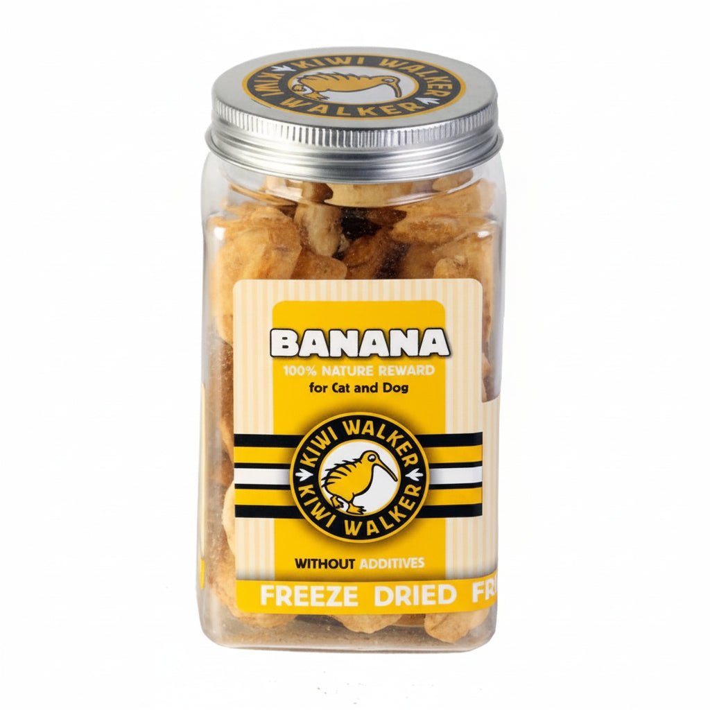 KIWI WALKER Freeze Dried Grain Free Snack Banana Dog & Cat Treats 70G - SNH Packing