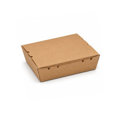 Kraft Lunch Box Brown No Window 120mm to 195mm - SNH Packing