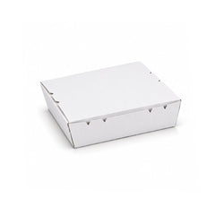 Kraft Lunch Box Without Window White Paperboard Takeaway Packaging - SNH Packing