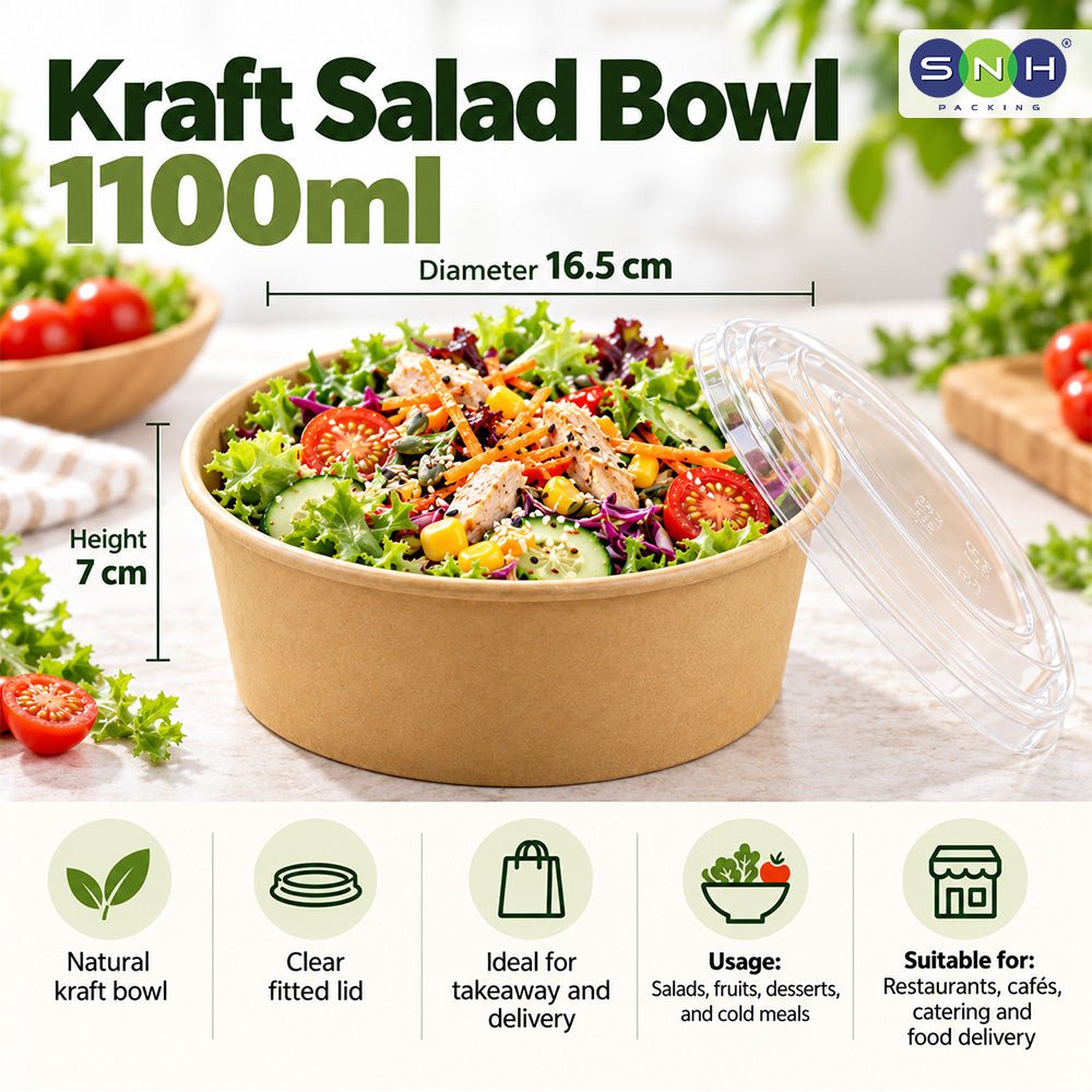 Kraft Salad Bowl 500ml to 1300ml