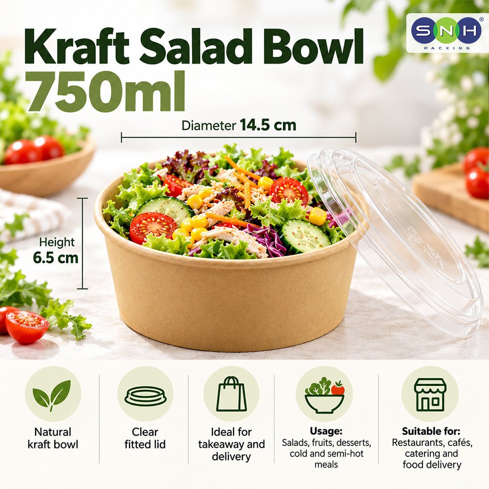 Kraft Salad Bowl 500ml to 1300ml