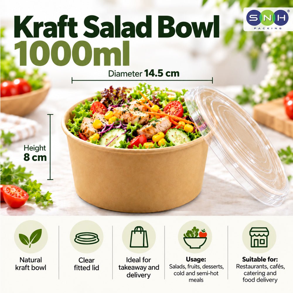 Kraft Salad Bowl 500ml to 1300ml