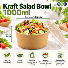 Kraft Salad Bowl 500ml to 1300ml