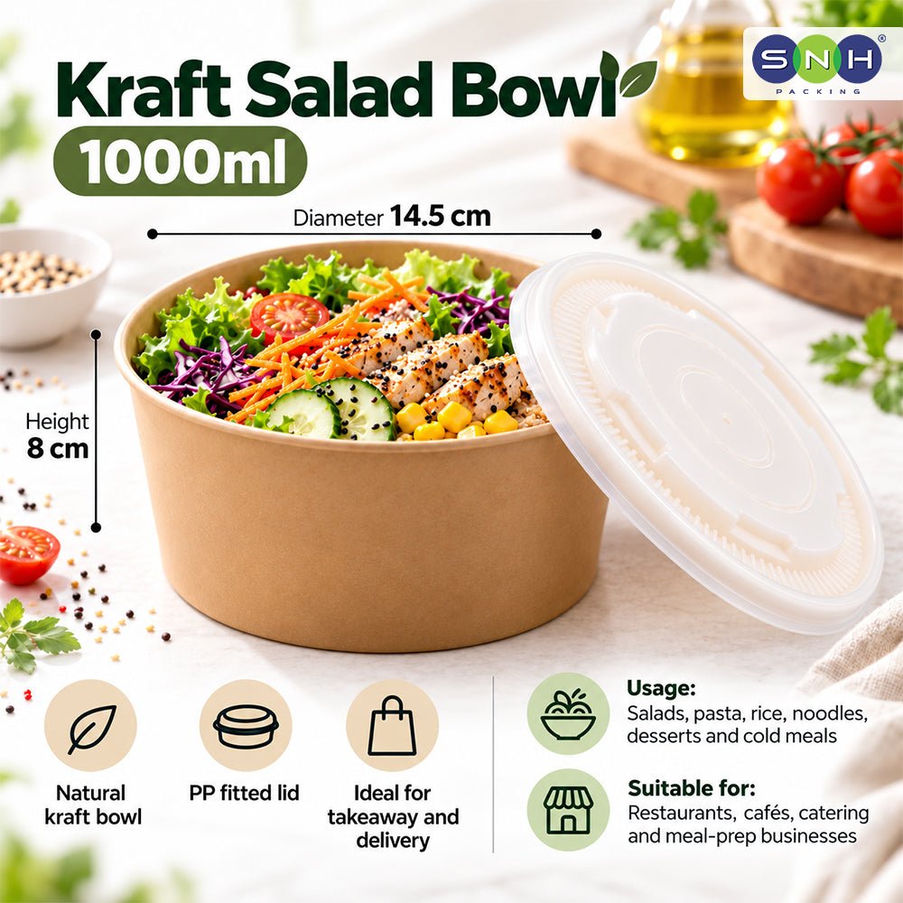Kraft Salad Bowl 500ml to 1300ml