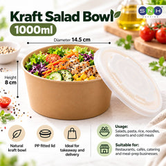 Kraft Salad Bowl 500ml to 1300ml